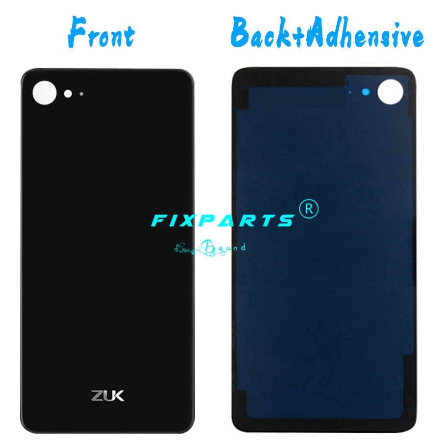 Zuk z2 стеклянная задняя крышка для батареи Lenovo ZUK Z2 Корпус дверь чехол + 3M клей Новый