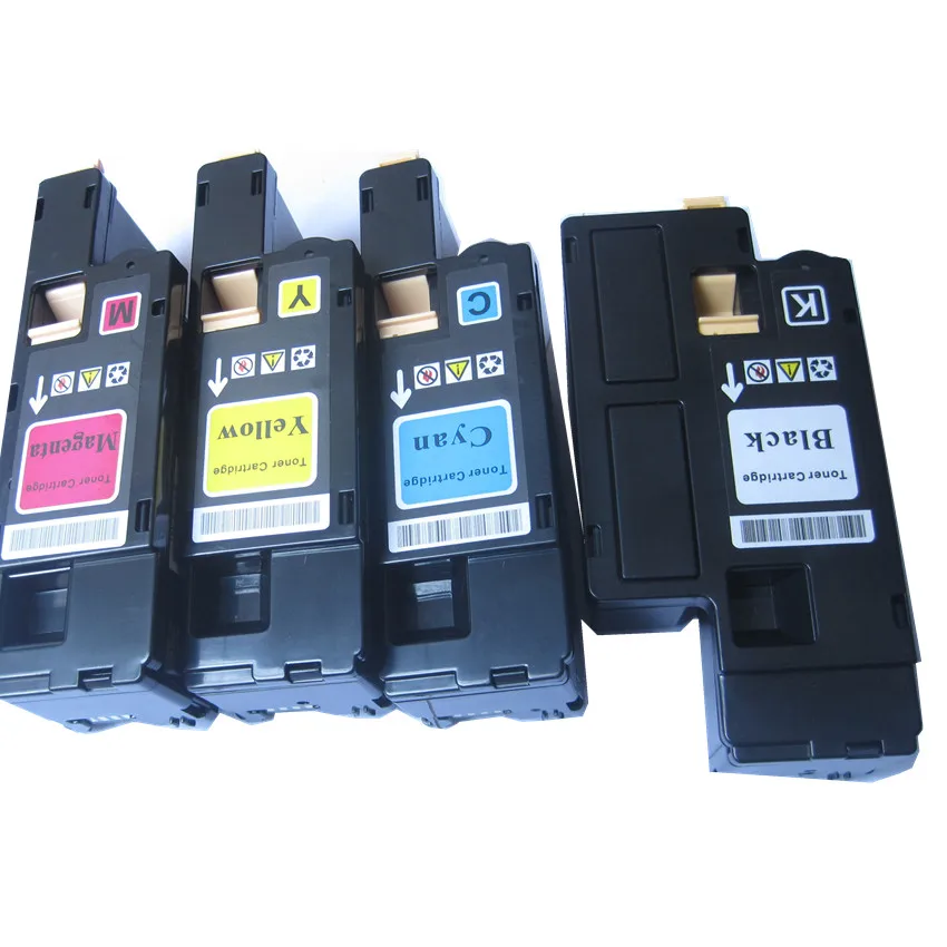 4 шт. совместимый цветной тонер картридж для принтера Dell 1250c 1350cnw 1355cn 1355cnw C1760nw