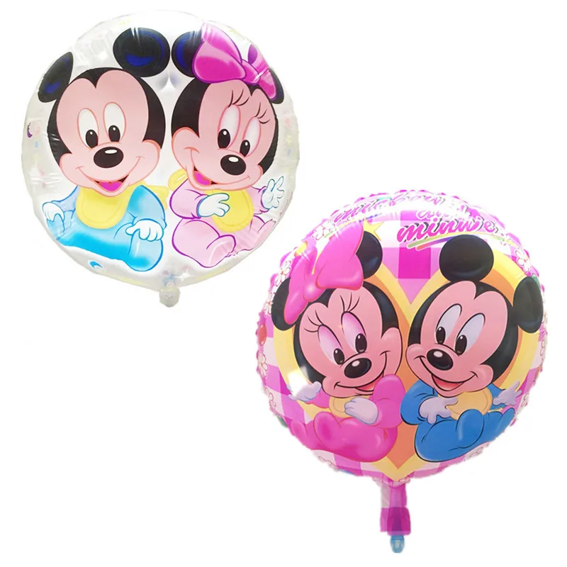 Новый 18 дюймов Фольга надувные шары Mickey Minnie Детские игрушки Оптовая партия