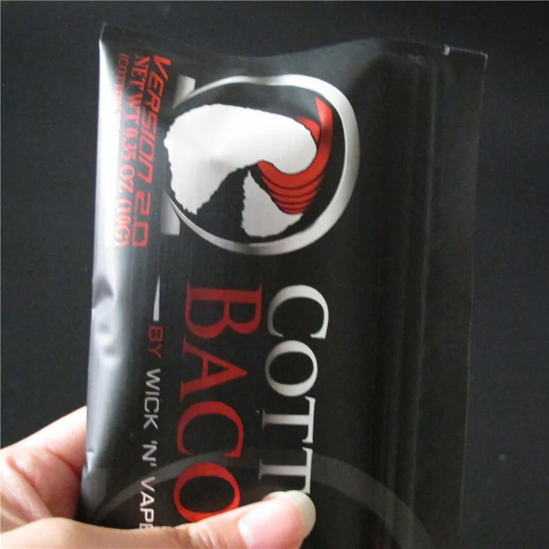 

High quality Bacon Cotton 10g Organic Cotton for DIY RDA Tool e cig rba rda tank wick