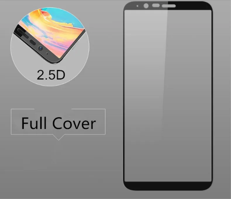 Закаленное стекло для oneplus 5t A5010 Черная защитная пленка экрана 6 01 | Мобильные