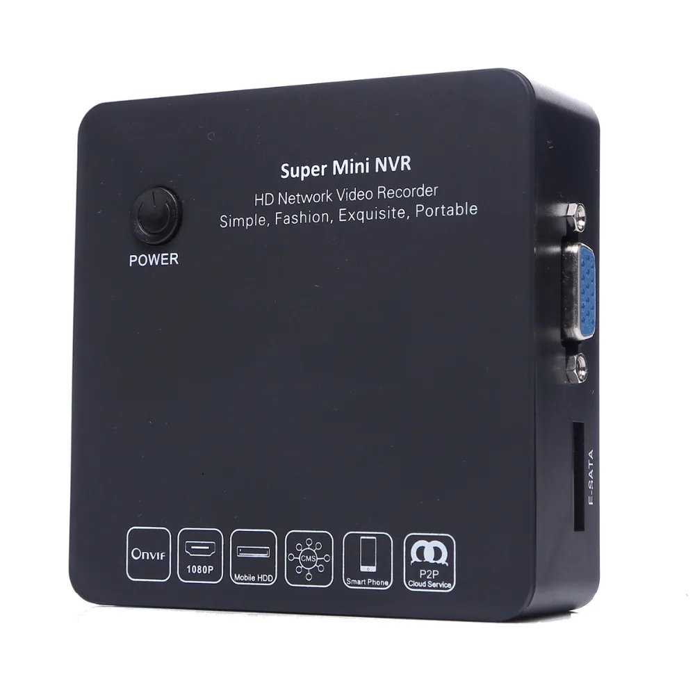 SunEyes SP-NVR-ME08 8CH маленький супер мини NVR для 720 P/1080P HD IP камера ONVIF сети видео