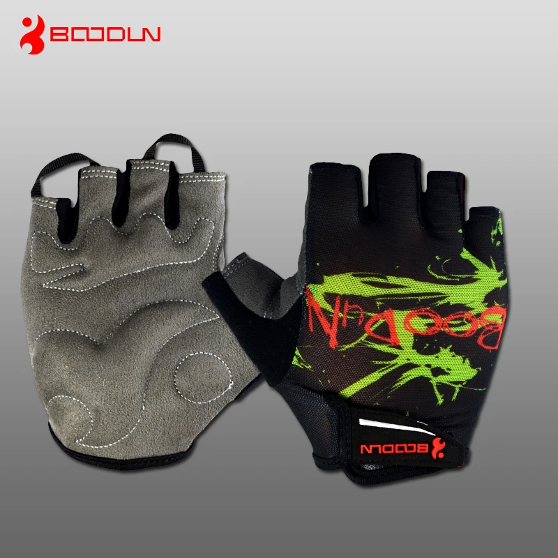 Брендовые мужские и женские перчатки для велоспорта с полупальцами летние