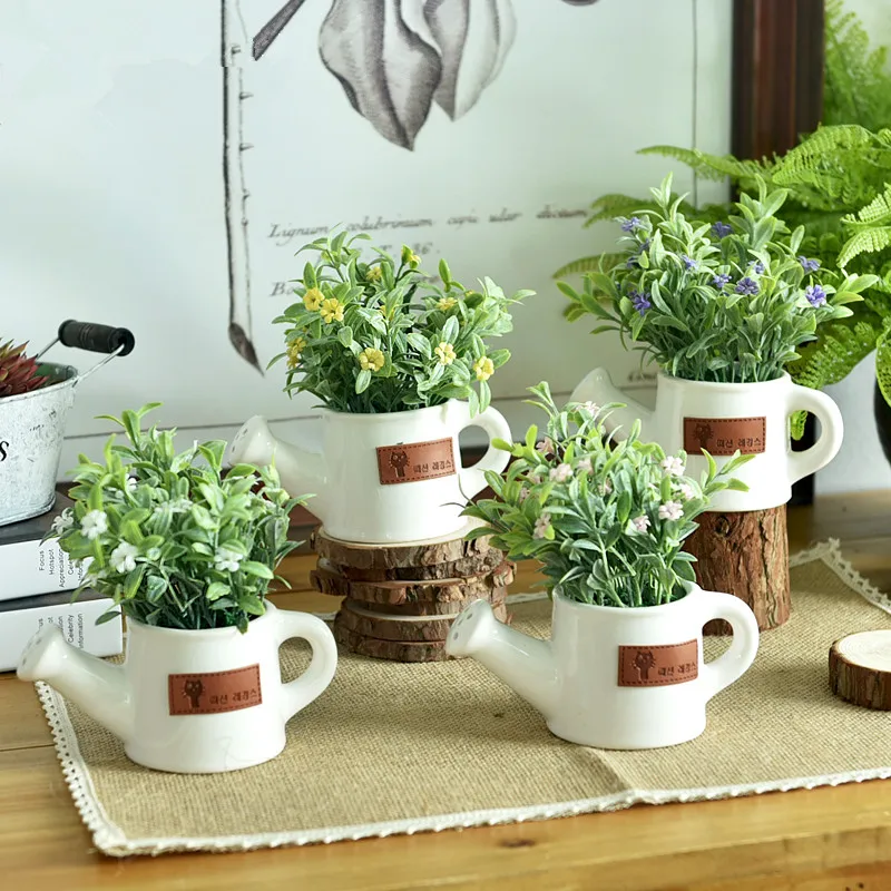 Zakka маленькие банки для полива свежих продуктов искусственный мини-цветок в