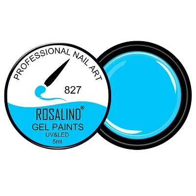 Color 827 ROSALIND#801-830 Гель-лак для ногтей, новинка, 30 цветов, гель для рисования ногтей, легко впитывается, Гель-лак для ногтей - Цвет: Color 827