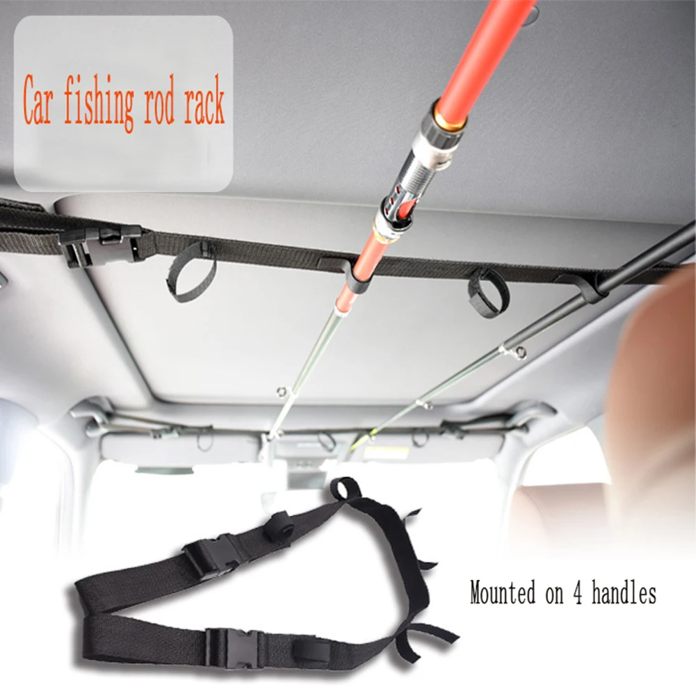 1 пара Автомобильный держатель для удочки ремешки Универсальный внутри