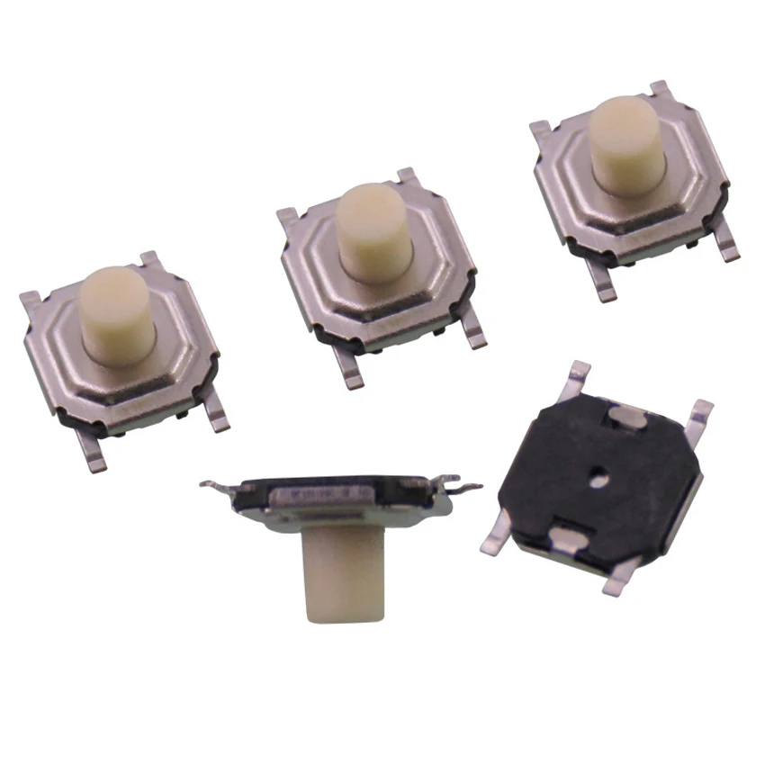 Оптовая продажа SMD SMT 12V 0.5A 4p кнопочный электронный игрушечный переключатель 4*4*1 5