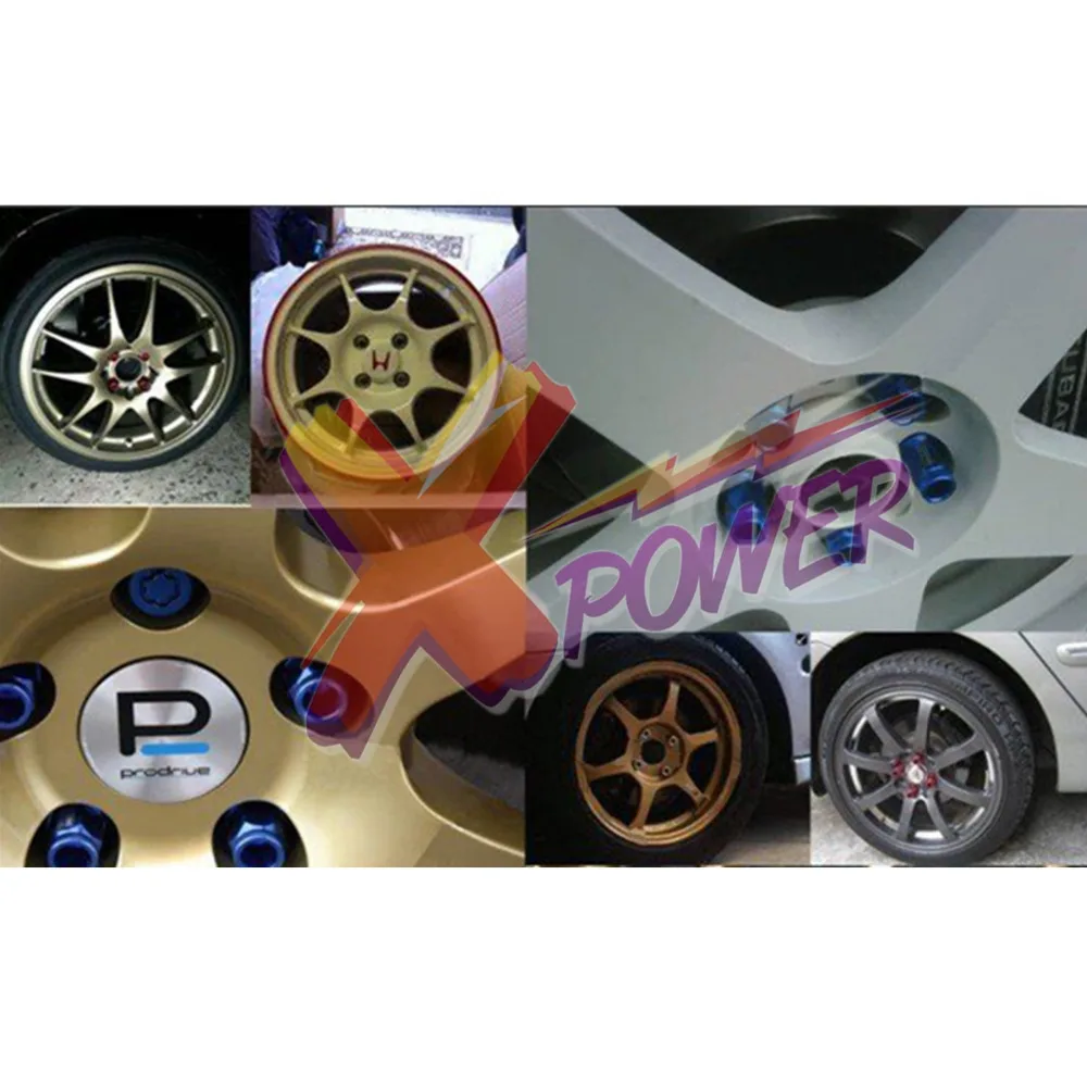 Xpower 20 шт./компл. универсальные гайки для гоночных колес D1 SPEC JDM M12x1.5 мм HONDA TOYOTA