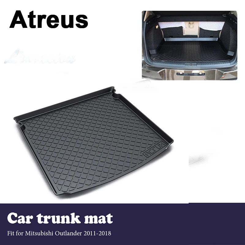 Нескользящий коврик Atreus для багажника автомобиля поднос напольный Mitsubishi Outlander 2011