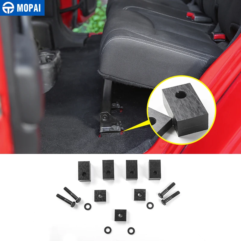 

MOPAI Car Rear Seat Recline Kit Seat Screw Angle Adjust Tool Kit Cover for Jeep Wrangler JK 2007 Car Accessories