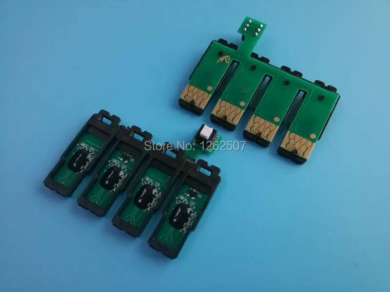 Бесплатная доставка! Сброс чипа R2000 Ciss с кнопкой сброса для EPSON T159 T1590-T1599 Авто |
