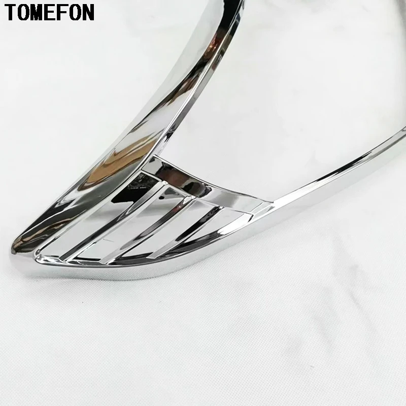 TOMEFON для Toyota Prado FJ150 2010 2011 2012 2013 ABS хромированная головная лампа колпаки крышка