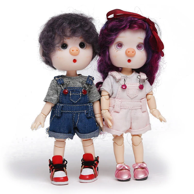 Новинка OB11 bjd Кукла одежда шорты комбинезон брюки/футболка для 1/12bjd obitsu11 ob11 кукла