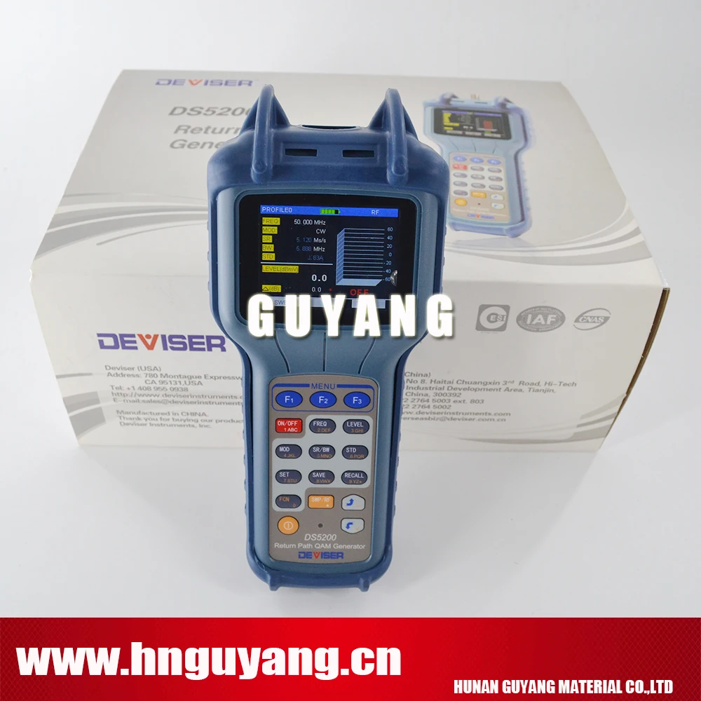 Генератор сигналов обратного пути Deviser DS5200 QAM QPSK TV|generator|generator signal |