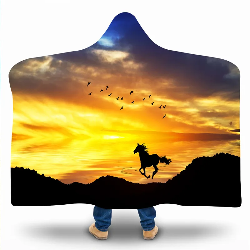 Конверт с капюшоном Pentium Horse паранитроанилиновое покрывало для дивана Decorativa Frazadas