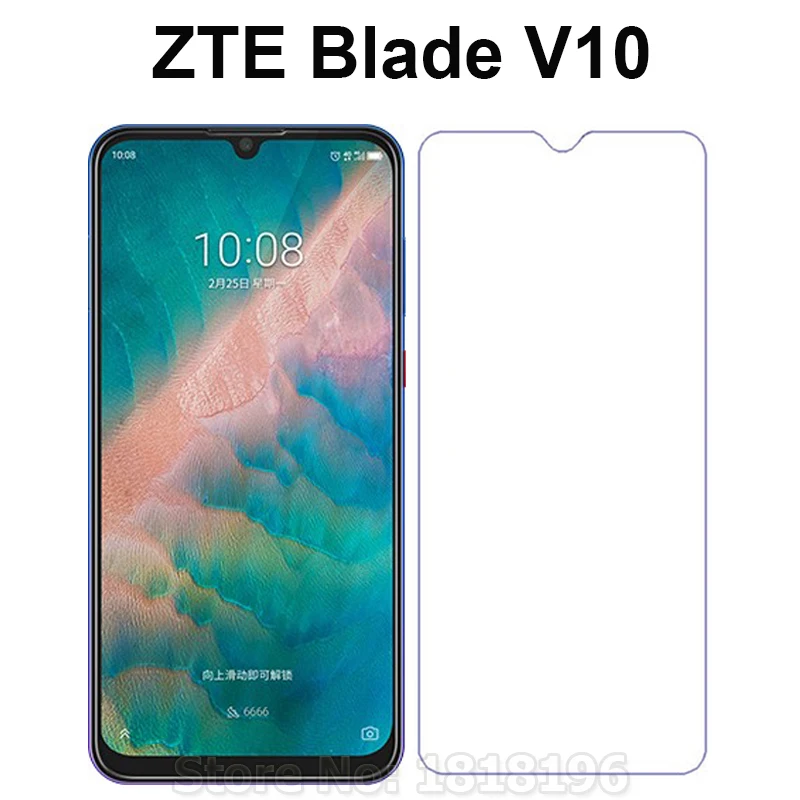 Закаленное стекло для ZTE BLADE V10 Защитное экрана 9H ультратонкое мобильного