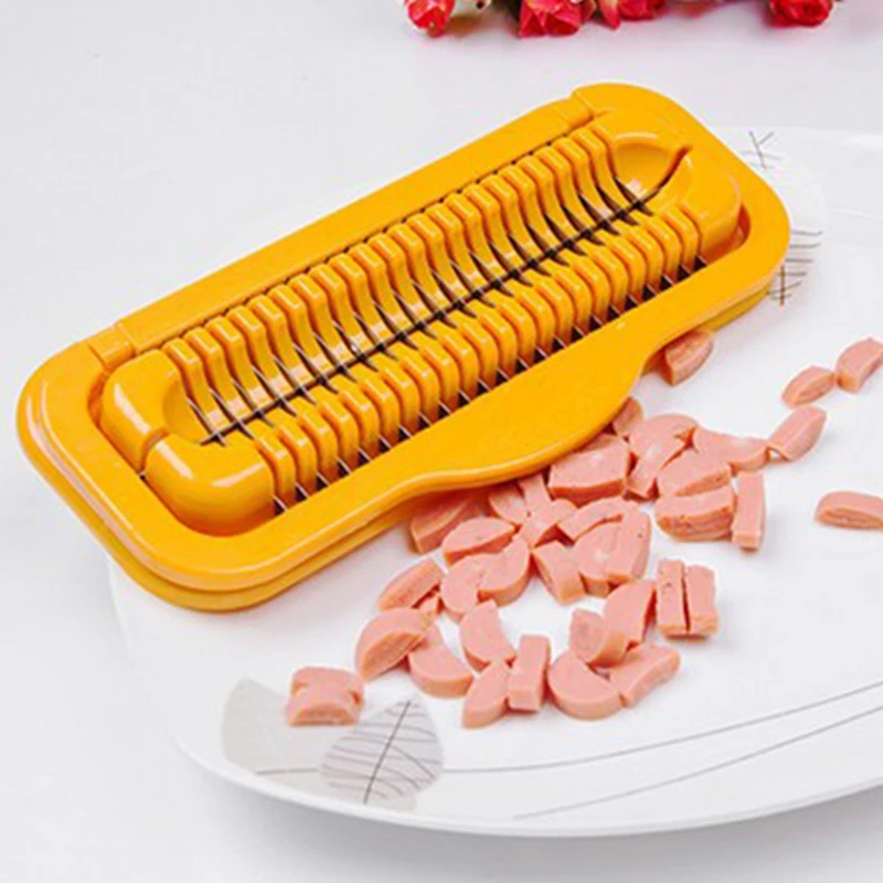 Новый слайсер для нарезки сосисок из нержавеющей стали хот-дог колбасный нож