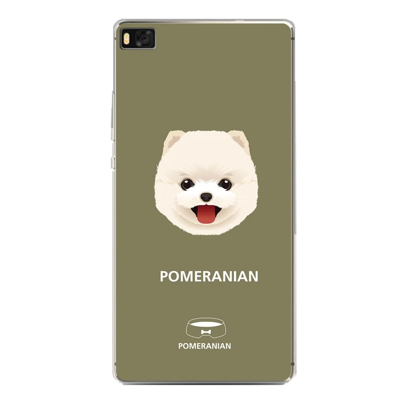 Cartoon Soft Clear TPU Phone Case For huawei P10plus P8 P9lite honor 3c 4c 6a 7 8 9 5c Coque Dog Cut Printed Cover Free Shipping | Мобильные