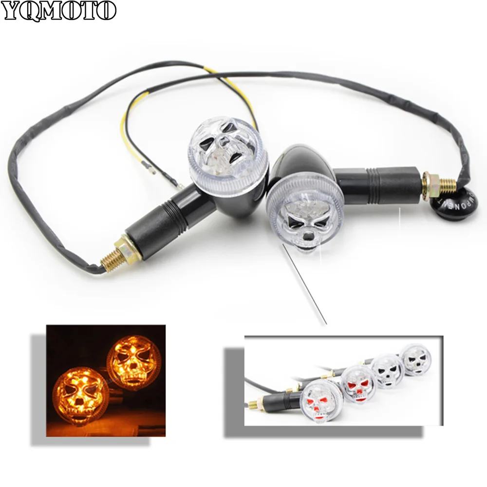 motorcycle motorbike blinker Turn light turn signal lamp steering cornering direction indicator round shape LED for Yamaha | Автомобили и