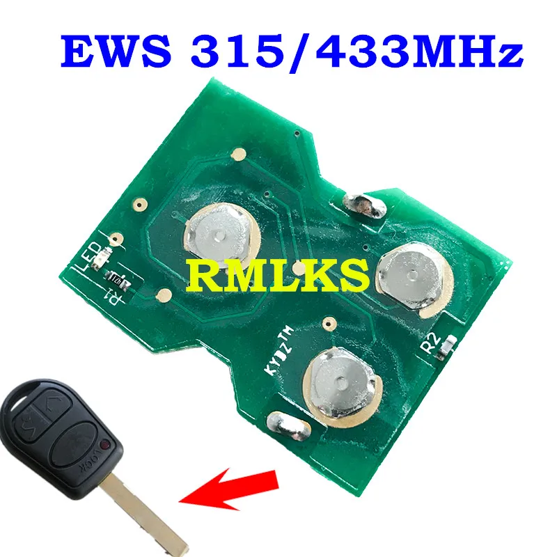 

RMLKS Replacement Remote Key PCB Board 315MHz 433MHz For BMW EWS For Land Rover Remote Key PCB