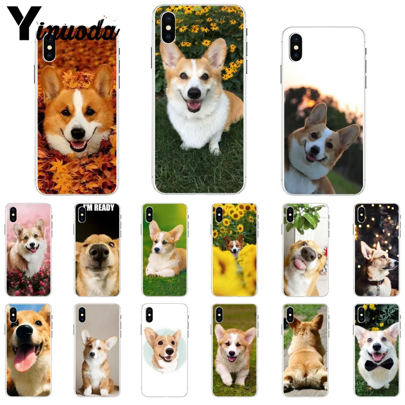 Умный чехол 11pro MAX Best friend animal corgi мягкий для Apple iPhone 8 7 6 6S Plus X XS 5 5S SE XR|Чехлы-накладки|