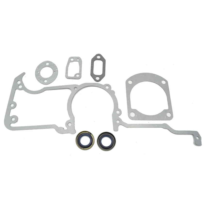 Chainsaw Oil Seal Gasket Set of Cylinder Carburetor Muffler for Husqvarna 61 66 162 266 268 272 Replace 501522604 503260204 | Инструменты