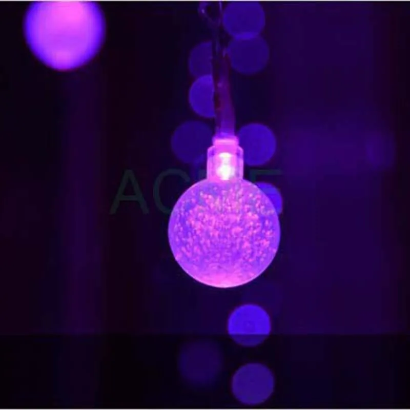 Светодиодная гирлянда с 10 пузырьковыми хрустальными шариками 1 5x0 5 м|wedding lamp|lamp