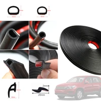 car styling 4 meters b d z p type car door seal strip sticker weatherstrip rubber seals sound insulation automobiles accessories
