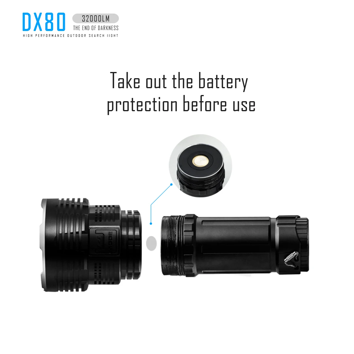 

Imalent DX80 Flashlight Power meter Cycling Lanternas de led de alta potencia Cycling Outdoor Torch cilcismo Camping High Power