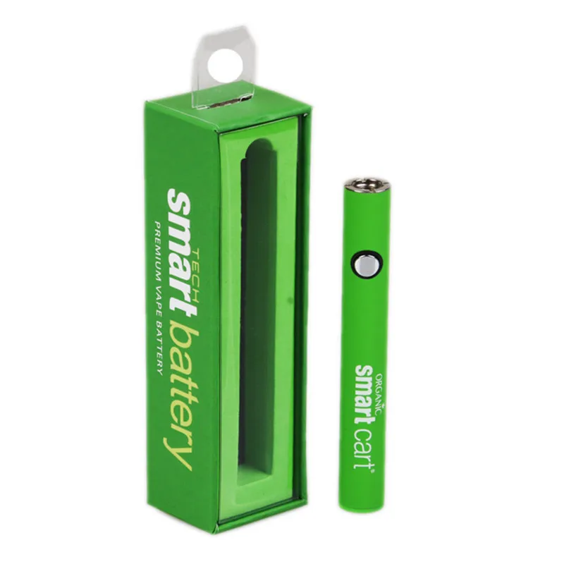 Smart cart батарея предварительного нагрева CBD 380 мАч 510 Thread для Dank vape атомайзер с