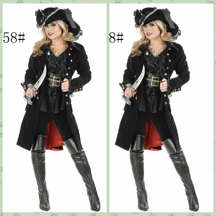 High Quality Queen Knight Halloween Woman Pirate Costumes Women Sexy Classical Somali Cosplay Hot Sale H15221 |