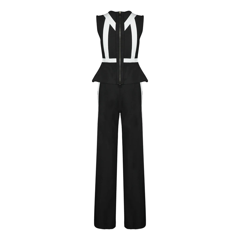 INDRESSME Модные женские бандажные комплекты из 2 предметов пикантные полосатые без