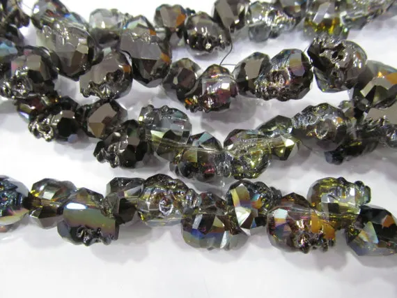 Ручная работа 22-25 мм Хрустальный Череп Кристальный скелет-продается