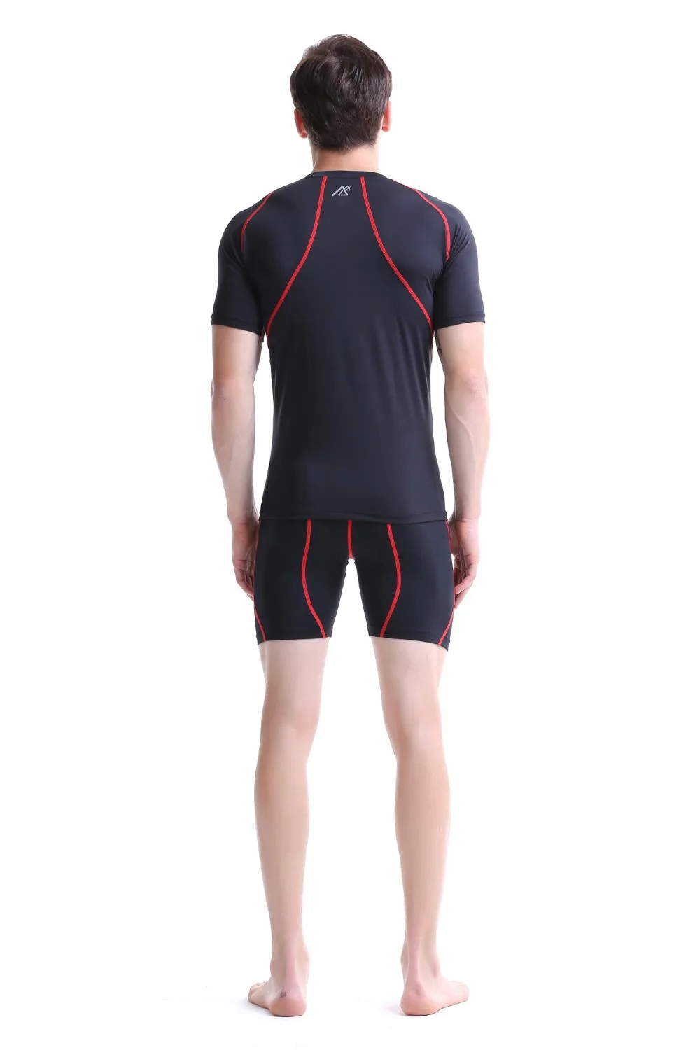 Все-в-одном компрессионная Базовая футболка для мужчин с длинным/коротким