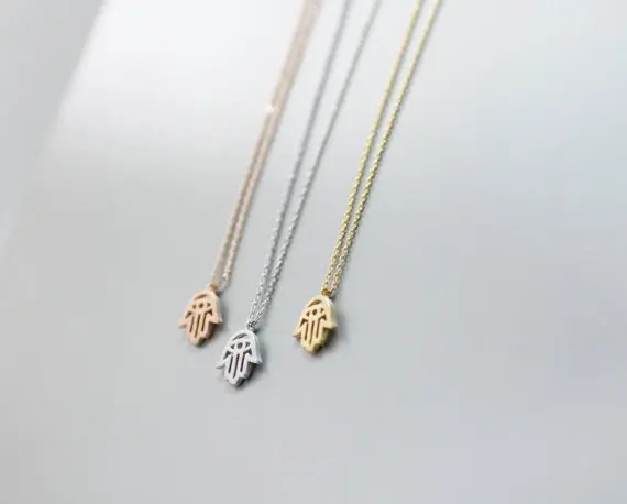 Новейший список ювелирных изделий ожерелье Хамса защита рук Амулет мир здоровья