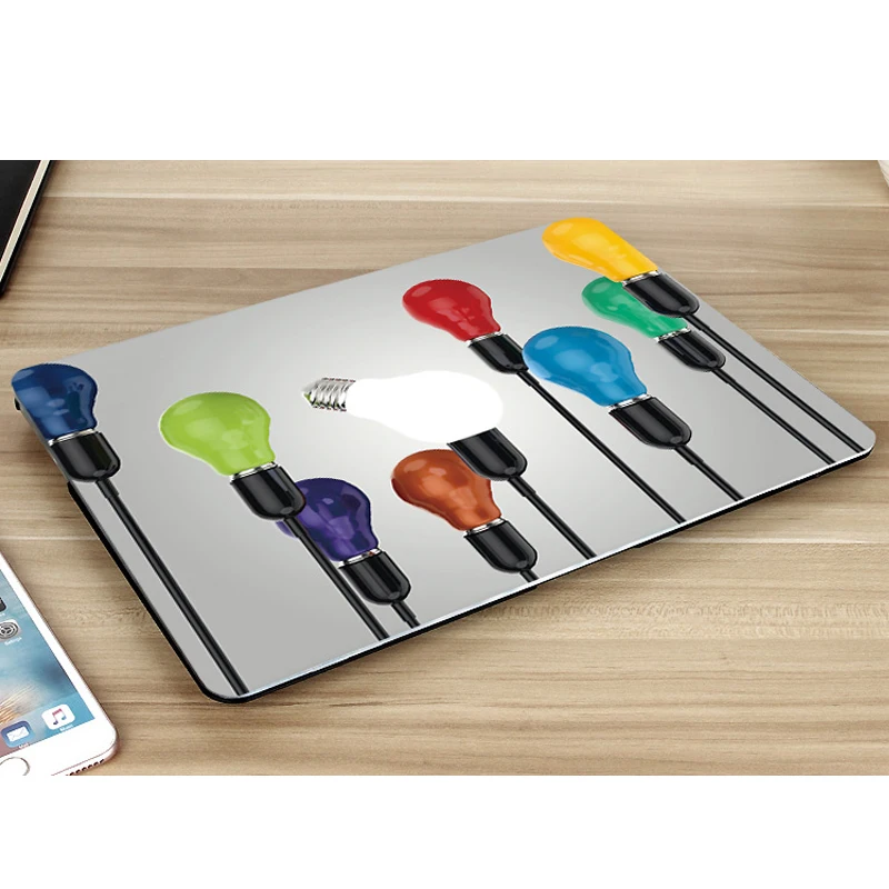 Чехол для ноутбука MacBook Air Pro Retina 11 12 13 3 15 4 дюймов A1706 A1707 A1708 ультратонкая лампочка +