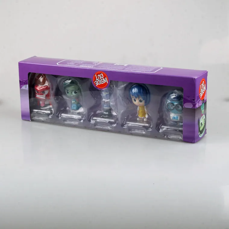 Pixar, 5 шт./партия, игрушка с героями мультфильмов, игрушки с героями мультфильмов, печаль, радость, отвращение, гнев, рождественские подарки для детей