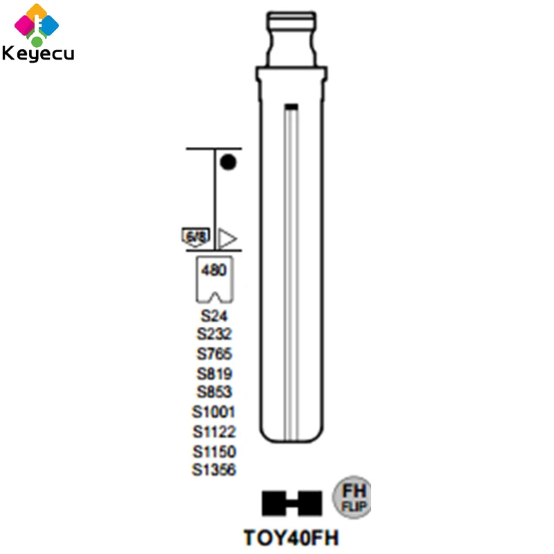 10 шт./лот KEYDIY Универсальные пульты дистанционного управления Flip Blade 13 # TOY40 Toy48FH для