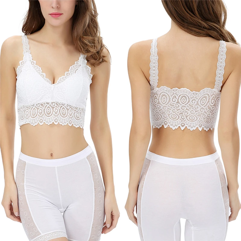 Женский кружевной жилет на бретельках с открытой спиной и v-образным вырезом |