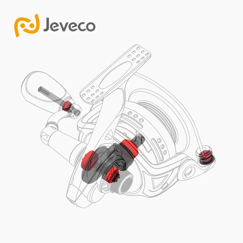 Jeveco BigGuy спиннинговая Рыболовная катушка для длительного литья рыболовная 5 5: 1 6 +