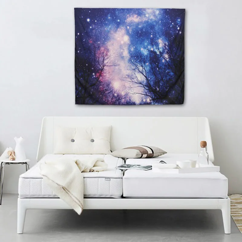 Hot Galaxy Forest Mandala Tapestry Wall Hanging Throw Dorm Bedspread Yoga Mat Decor | Дом и сад