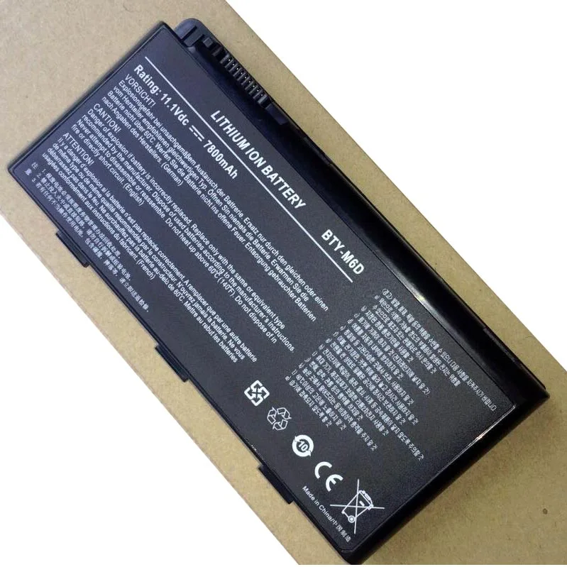 Литий-ионный аккумулятор для ноутбука с 9 ячейками MSI GT660 GT663 GT683 GT685 GT70 GT780 GT783 GX60 GX660
