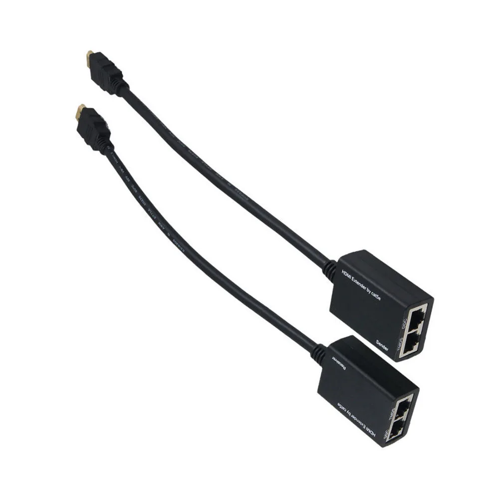 MEMTEQ HDMI Сетевой удлинитель конвертер м до 30 HD 1080 P по RJ45 CAT5e CAT6 кабель UTP LAN ethernet