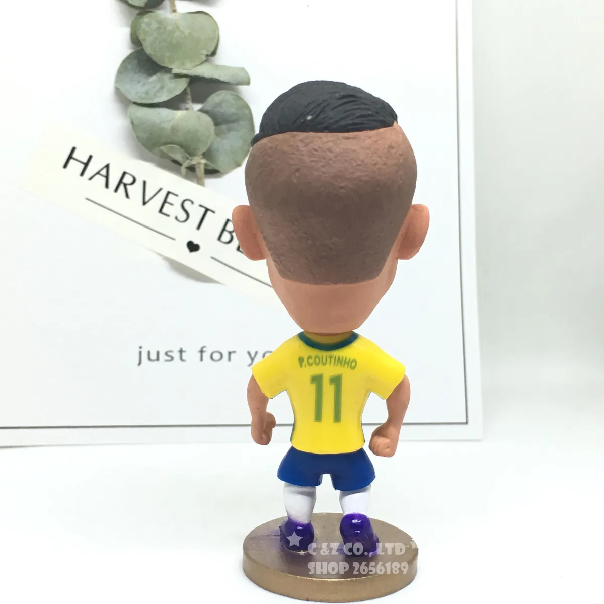 Фигурка Soccerwe спортивные футболки звезды Бразилия Coutino 11 # подвижные суставы