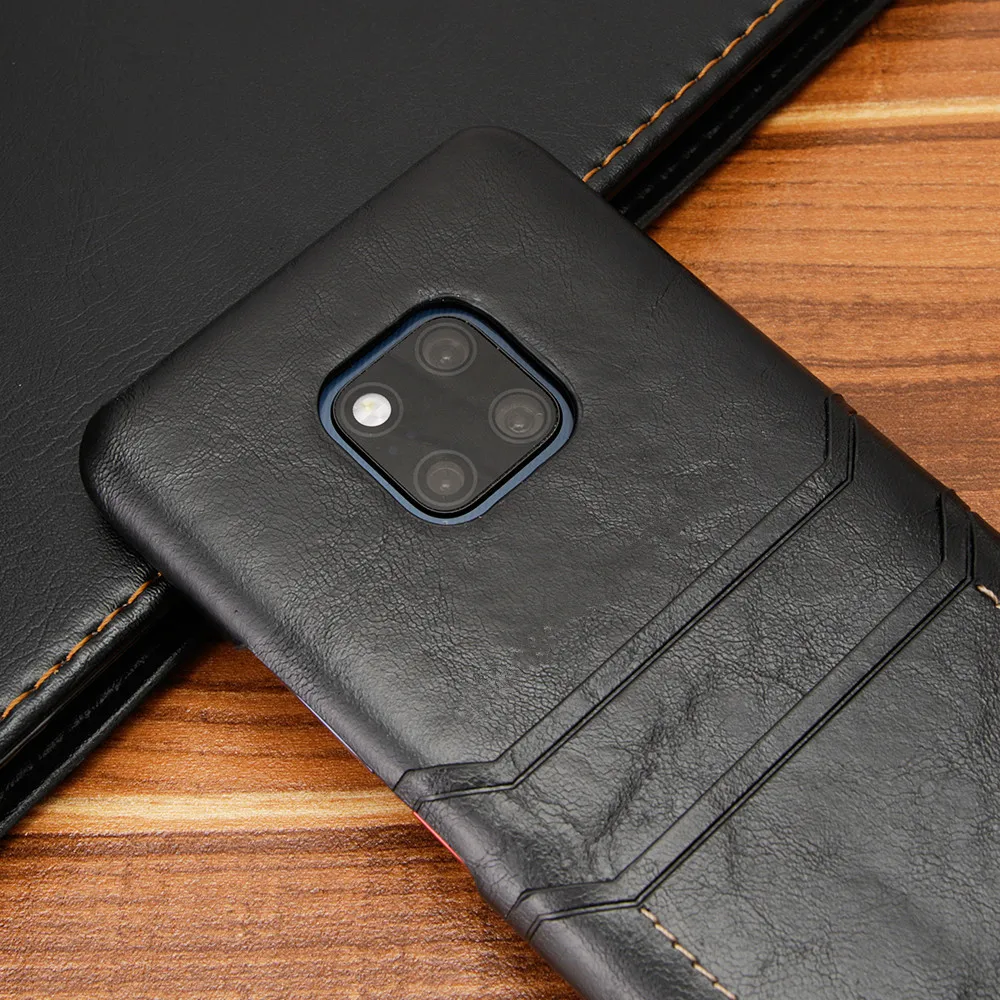 Роскошный PU Обложка для huawei P30 P20 Pro Lite Коврики 20X карманы карт чехол телефона mate 9 10