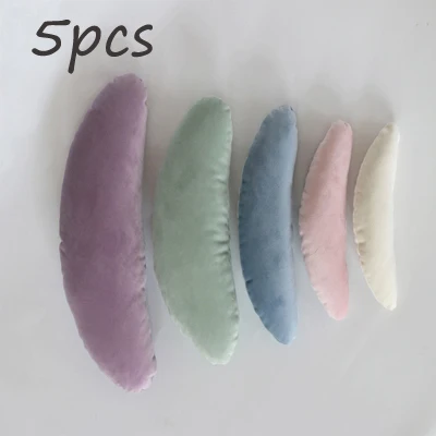 multi moon 5pcs Реквизит для фотосъемки новорожденных, профессиональная позиционная подушка в форме полумесяца, набор позиционеров для фотосъемки - Цвет: multi moon 5pcs