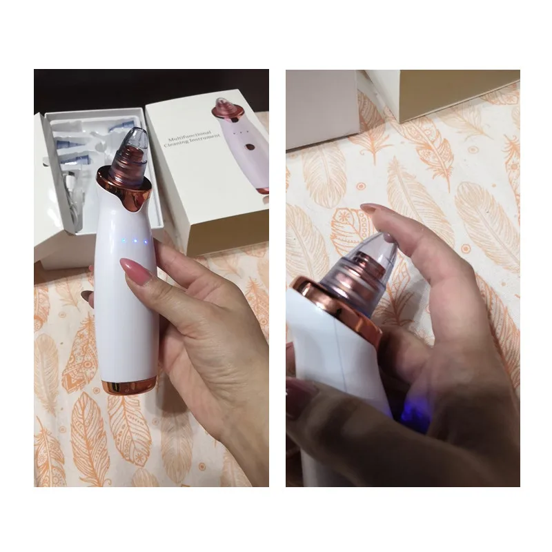 Электрический удаления угрей уход за кожей пор вакуумное Удаление прыщей акне