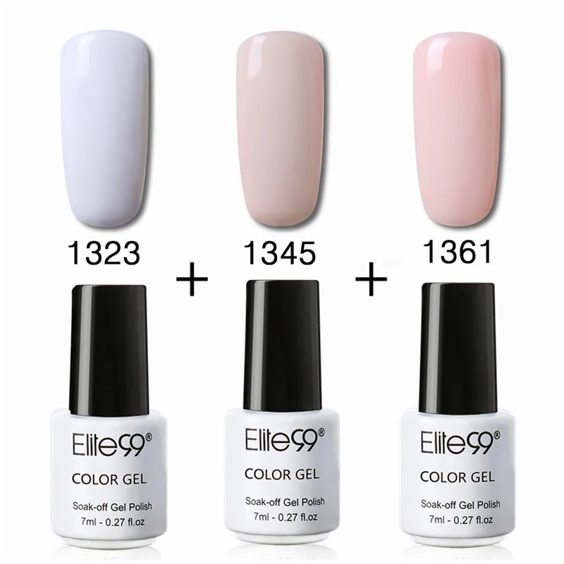 3 шт. Гель лак Elite99 для дизайна ногтей 7 мл УФ светодиодный ногтей|gel lacquer|color gel polishgel