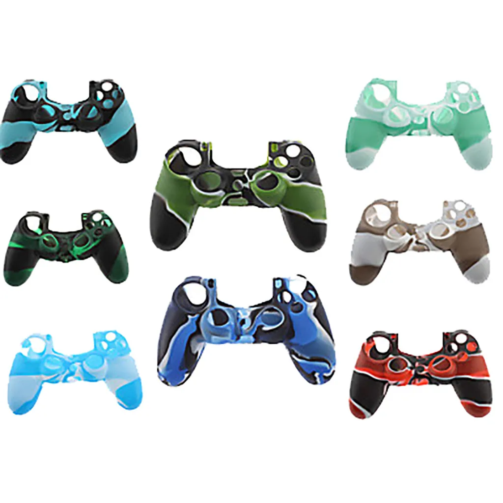 10 цветов, противоскользящий силиконовый чехол для sony playstation 4, PS4, контроллер, чехол для PS4, беспроводной контроллер 603#2