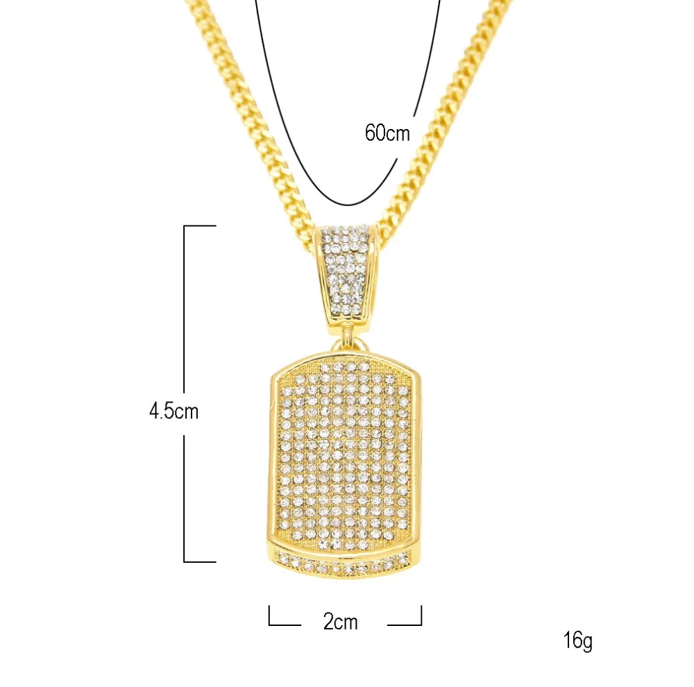 Мужские украшения в стиле хип хоп кулон Стразы двойная фотосессия